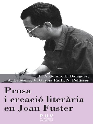 cover image of Prosa i creació literària en Joan Fuster